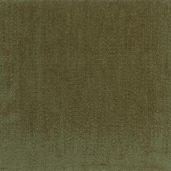 Olive green fabric sample with short, looped pile texture; label reads “ditre italia > fabric (p) > peggy > peggy 207” against a solid background.